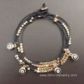 Multilayer Cute Evil Eye Beads Bracelet Protection Jewelry